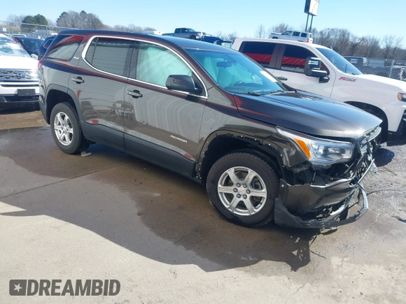 2019 GMC Acadia SLE with VIN 1GKKNKLA8KZ123610, listed as a IAAI auction lot 41605818 with 181,306 mi miles. Bid and sale history available at carsss.com. Image 1.