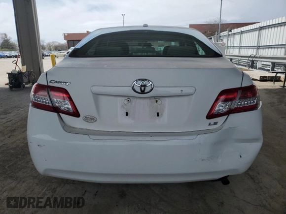 2011 Toyota Camry LE with VIN 4T4BF3EK9BR130391, listed as a Copart auction lot 52564415 with 136,487 mi miles and Salvage Title. Bid and sale history available at DreamBid. Image 6.