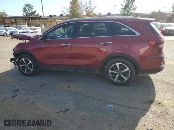 2019 Kia Sorento EX with VIN 5XYPH4A57KG468507, listed as a Copart auction lot 82811094 with 86,587 mi miles and Salvage Title. Bid and sale history available at DreamBid. Image 2.