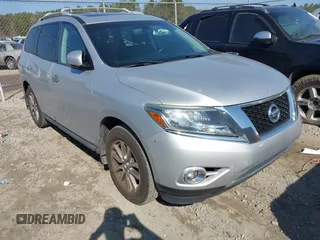 2013 Nissan Pathfinder SL with VIN 5N1AR2MN1DC679997, listed as a IAAI auction lot 41512523 with 126,251 mi miles. Bid and sale history available at carsss.com. Image 1.