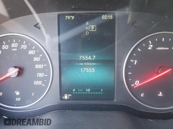 2023 Mercedes-Benz Sprinter Cargo with VIN W1Y4KBHY9PT145169, listed as a Copart auction lot 73496874 with 17,555 mi miles and Salvage Title. Bid and sale history available at carsss.com. Image 9.