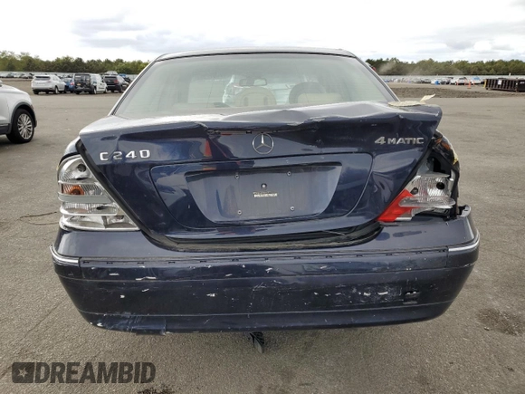 2003 Mercedes-Benz C 240 с VIN WDBRF81J83F377073, выставлен на аукционе Copart как лот 72051204 с пробегом Не указан миль и На запчасти • Non repairable. История ставок и продаж доступна на DreamBid. Изображение 6.