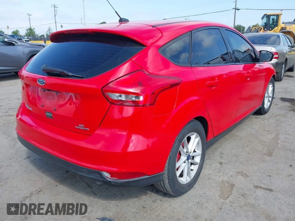 2015 Ford Focus SE with VIN 1FADP3K25FL233415, listed as a IAAI auction lot 42074326 with 213,246 mi miles. Bid and sale history available at carsss.com. Image 4.