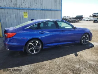 2018 Honda Accord Sedan Sport 1.5T with VIN 1HGCV1F39JA127235, listed as a Copart auction lot 52218285 with 129,019 mi miles and Clean Title. Bid and sale history available at carsss.com. Image 3.