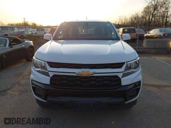 2021 Chevrolet Colorado 4WD Work Truck with VIN 1GCGTBEN5M1146688, listed as a IAAI auction lot 41795648 with 20,549 mi miles and . Bid and sale history available at DreamBid. Image 12.