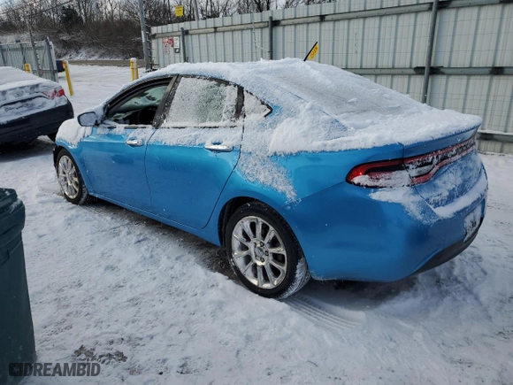 2016 Dodge Dart SXT Sport with VIN 1C3CDFFA8GD819107, listed as a Copart auction lot 44597345 with NaN miles and Salvage Title. Bid and sale history available at carsss.com. Image 2.