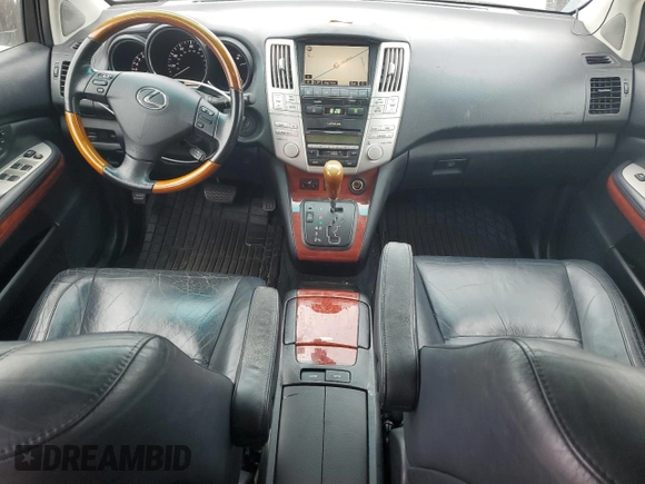 2009 Lexus RX 350 with VIN JTJGK31U899852162, listed as a Copart auction lot 50327435 with 166,085 mi miles and Salvage Title. Bid and sale history available at DreamBid. Image 8.