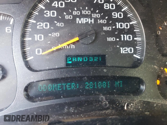 2003 Chevrolet Tahoe LS with VIN 1GNEC13V03J264724, listed as a Copart auction lot 70895294 with 281,081 mi miles and Salvage Title. Bid and sale history available at carsss.com. Image 9.