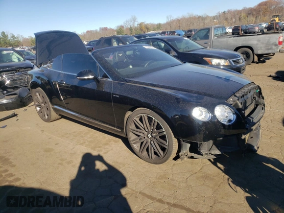 2014 Bentley Continental GT with VIN SCBGC3ZA5EC087275, listed as a Copart auction lot 79300774 with 38,137 mi miles and Salvage Title. Bid and sale history available at DreamBid. Image 4.