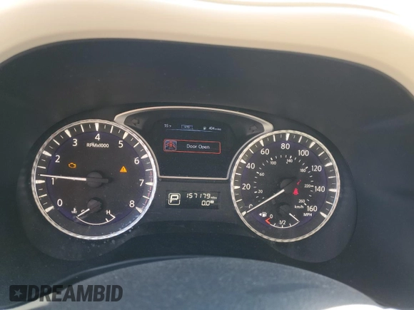 2015 Infiniti QX60 with VIN 5N1AL0MM5FC527690, listed as a Copart auction lot 45763045 with 157,179 mi miles and Salvage Title. Bid and sale history available at DreamBid. Image 9.