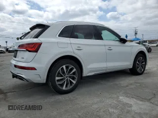 2023 Audi Q5 S line Premium Plus with VIN WA1EAAFY7P2147639, listed as a Copart auction lot 53052525 with 12,411 mi miles and Salvage title. Bid and sale history available at DreamBid. Image 3.
