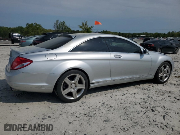 2009 Mercedes-Benz CL 550 with VIN WDDEJ86X59A019727, listed as a Copart auction lot 47623995 with 70,579 mi miles and Salvage Title. Bid and sale history available at DreamBid. Image 3.