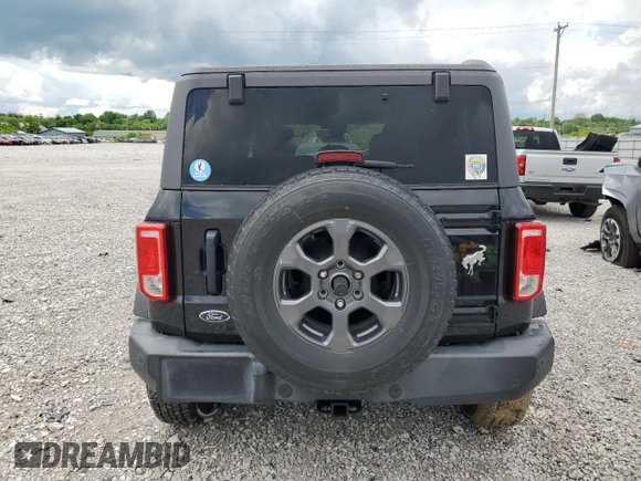 2022 Ford Bronco with VIN 1FMDE5BH5NLA89889, listed as a Copart auction lot 56490255 with 21,913 mi miles and Salvage title. Bid and sale history available at DreamBid. Image 6.