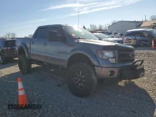 2014 Ford F-150 XL with VIN 1FTFW1EF7EFA83474, listed as a Copart auction lot 45141935 with 176,879 mi miles and Salvage Title. Bid and sale history available at carsss.com. Image 4.