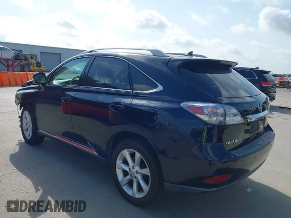 2010 Lexus RX 350 with VIN 2T2ZK1BA0AC011354, listed as a IAAI auction lot 42541510 with 112,749 mi miles and . Bid and sale history available at DreamBid. Image 3.