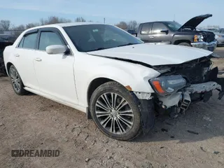 2013 Chrysler 300 with VIN 2C3CCAGG0DH505443, listed as a IAAI auction lot 41767261 with 163,557 mi miles. Bid and sale history available at carsss.com. Image 1.
