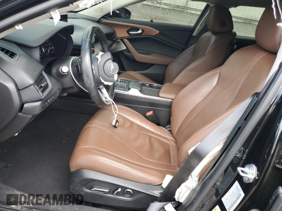 2021 Acura TLX Technology with VIN 19UUB5F45MA004310, listed as a Copart auction lot 58984135 with 39,113 mi miles and Non repairable. Bid and sale history available at DreamBid. Image 7.