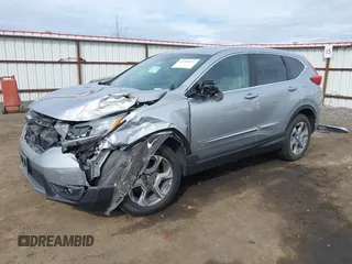 2017 Honda CR-V EX-L with VIN 2HKRW2H80HH686762, listed as a IAAI auction lot 41905053 with 74,230 mi miles. Bid and sale history available at carsss.com. Image 18.