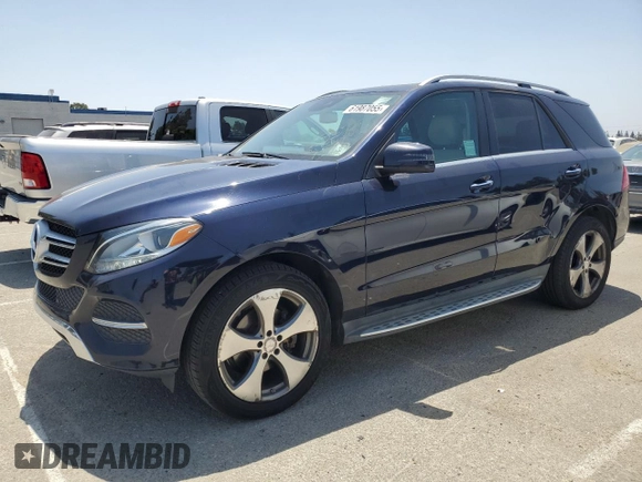 2016 Mercedes-Benz GLE 350 with VIN 4JGDA5JB6GA660135, listed as a Copart auction lot 61987055 with 132,068 mi miles and Clean title. Bid and sale history available at DreamBid. Image 1.