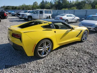 2017 Chevrolet Corvette Z51 3LT with VIN 1G1YM2D76H5109743, listed as a Copart auction lot 52446645 with Not provided miles and Salvage title. Bid and sale history available at DreamBid. Image 3.