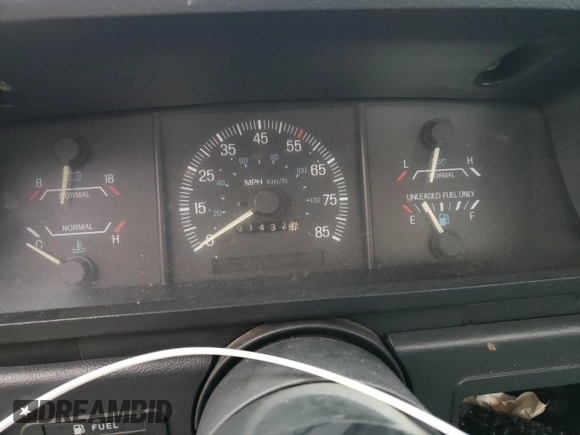 1991 Ford F-150 with VIN 1FTDF15Y4MLA81898, listed as a Copart auction lot 83707854 with 91,432 mi miles and Salvage Title. Bid and sale history available at carsss.com. Image 9.