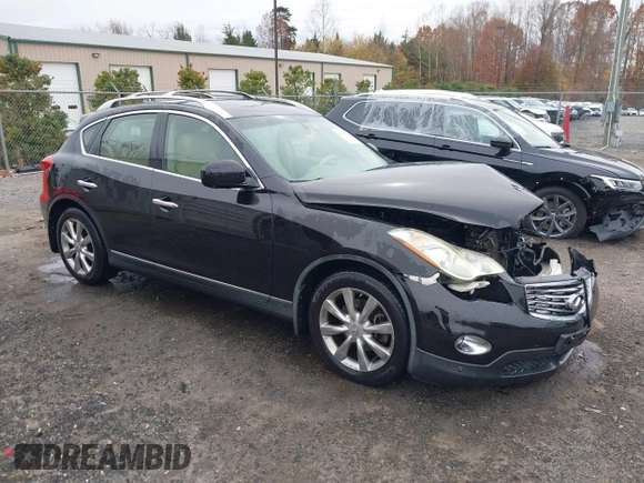2012 Infiniti EX Journey with VIN JN1AJ0HR1CM452995, listed as a IAAI auction lot 40961079 with 206,124 mi miles. Bid and sale history available at carsss.com. Image 1.