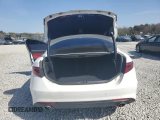 2019 Alfa Romeo Giulia Sport with VIN ZARFAMAN5K7599504, listed as a Copart auction lot 48114655 with 87,155 mi miles and Salvage title. Bid and sale history available at DreamBid. Image 6.
