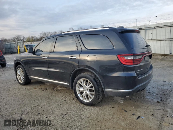2014 Dodge Durango Citadel z VIN 1C4RDJEG8EC598108, wystawiony jako Copart lot #52485325 z przebiegiem 137 179 mil mil oraz Szkoda całkowita • Salvage title. Historia ofert i sprzedaży dostępna na DreamBid. Obrazek 2.