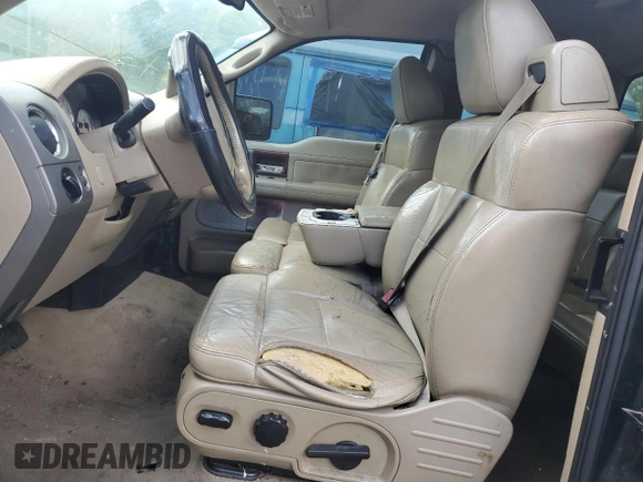 2005 Ford F-150 XLT with VIN 1FTPX12555NA02250, listed as a Copart auction lot 55414295 with Not Provided miles and Salvage Title. Bid and sale history available at carsss.com. Image 7.