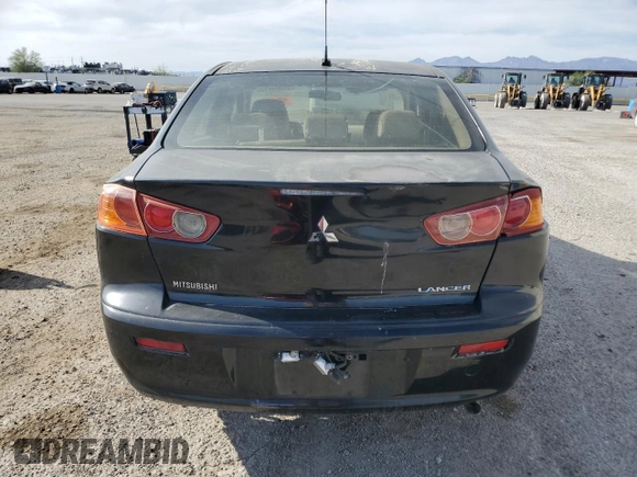 2008 Mitsubishi Lancer DE with VIN JA3AU26U98U009233, listed as a Copart auction lot 58569415 with Not provided miles and Clean title. Bid and sale history available at DreamBid. Image 6.