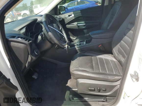 2017 Ford Escape Titanium with VIN 1FMCU0J92HUE86731, listed as a Copart auction lot 52345555 with 81,723 mi miles and Salvage Title. Bid and sale history available at carsss.com. Image 7.