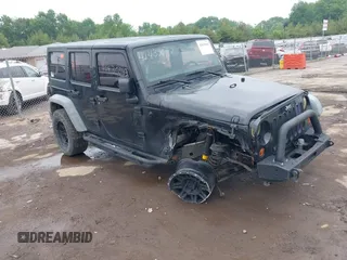 2012 Jeep Wrangler Unlimited Sport with VIN 1C4BJWDG0CL107486, listed as a IAAI auction lot 42435042 with 143,729 mi miles and . Bid and sale history available at DreamBid. Image 1.