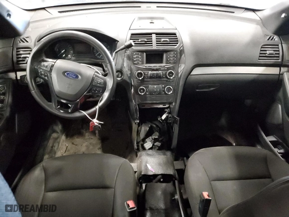 2017 Ford Police Interceptor Utility with VIN 1FM5K8AT3HGC58339, listed as a Copart auction lot 76998744 with 92,636 mi miles and Clean Title. Bid and sale history available at carsss.com. Image 8.