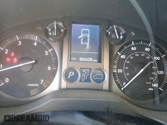 2017 Lexus GX with VIN JTJBM7FX8H5165428, listed as a Copart auction lot 48069365 with 86,608 mi miles and Salvage Title. Bid and sale history available at carsss.com. Image 9.
