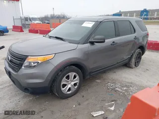 2015 Ford Utility Police Interceptor with VIN 1FM5K8AR9FGB43097, listed as a IAAI auction lot 41188437 with 150,024 mi miles. Bid and sale history available at carsss.com. Image 17.