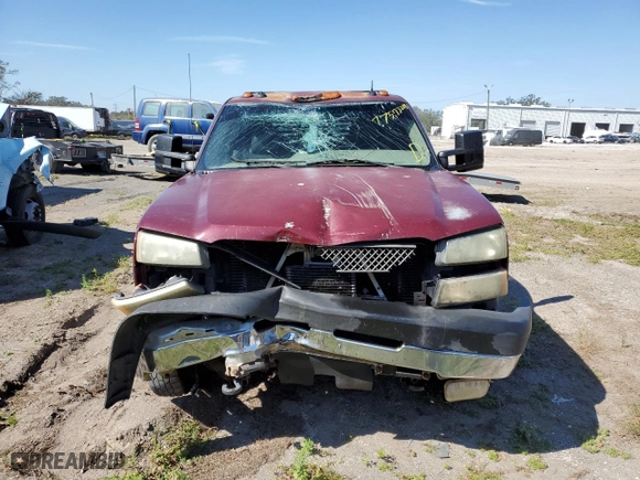 2003 Chevrolet Silverado 3500 LT with VIN 1GCJK33123F252080, listed as a Copart auction lot 77593284 with NaN miles and Salvage Title. Bid and sale history available at carsss.com. Image 5.