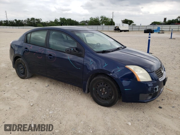 2007 Nissan Sentra 2.0 with VIN 3N1AB61E17L631061, listed as a Copart auction lot 53883825 with 188,738 mi miles and Salvage Title. Bid and sale history available at DreamBid. Image 4.