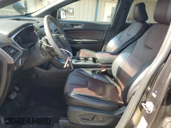 2020 Ford Edge Titanium with VIN 2FMPK4K98LBB14497, listed as a Copart auction lot 56352365 with 50,865 mi miles and Salvage title. Bid and sale history available at DreamBid. Image 7.