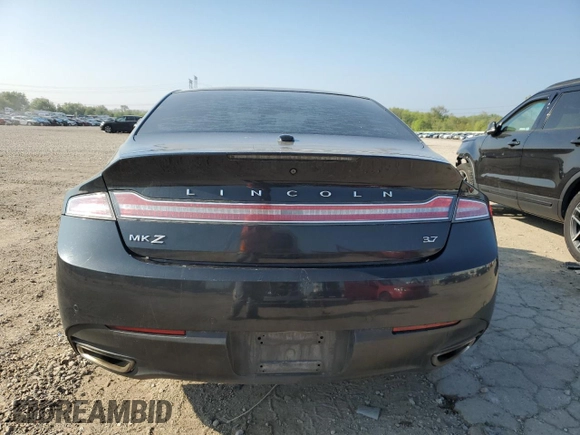 2013 Lincoln MKZ with VIN 3LN6L2GK2DR826399, listed as a Copart auction lot 55363045 with 189,492 mi miles and Clean Title. Bid and sale history available at DreamBid. Image 6.