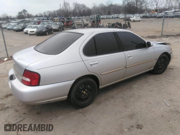 2001 Nissan Altima GXE with VIN 1N4DL01D91C160748, listed as a IAAI auction lot 41754933 with 90,267 mi miles. Bid and sale history available at carsss.com. Image 4.