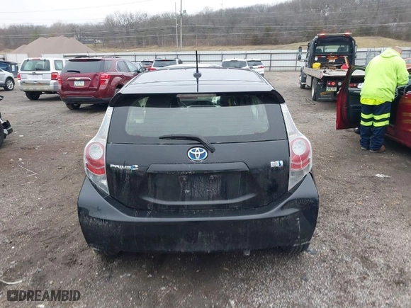 2012 Toyota Prius c One with VIN JTDKDTB34C1012303, listed as a IAAI auction lot 41157581 with 1 mi miles. Bid and sale history available at carsss.com. Image 15.
