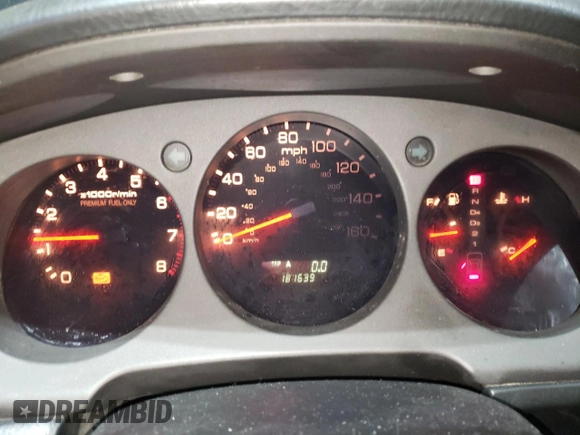1998 Acura RL Premium with VIN JH4KA965XWC010392, listed as a Copart auction lot 88821685 with 181,639 mi miles and Salvage Title. Bid and sale history available at carsss.com. Image 9.