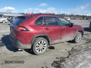 2019 Toyota RAV4 XLE Premium with VIN JTMA1RFV8KD036460, listed as a Copart auction lot 41913415 with 18,446 mi miles and Salvage Title. Bid and sale history available at carsss.com. Image 3.