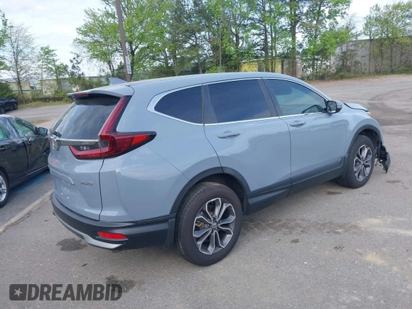 2020 Honda CR-V EX with VIN 7FARW2H51LE007051, listed as a IAAI auction lot 42071483 with 53,032 mi miles and . Bid and sale history available at DreamBid. Image 4.
