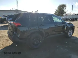2025 Toyota RAV4 LE with VIN 2T3K1RFV7SC308764, listed as a Copart auction lot 43246705 with 498 mi miles and Salvage Title. Bid and sale history available at carsss.com. Image 3.