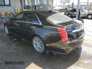 2019 Cadillac CTS Luxury RWD with VIN 1G6AR5SS7K0140817, listed as a Copart auction lot 49854315 with 96,480 mi miles and Salvage title. Bid and sale history available at DreamBid. Image 2.