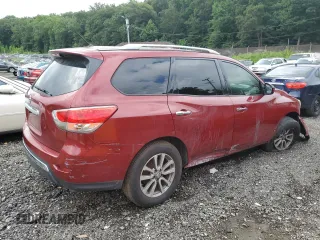 2015 Nissan Pathfinder S with VIN 5N1AR2MM1FC671098, listed as a Copart auction lot 64360135 with 140,060 mi miles and Salvage title. Bid and sale history available at DreamBid. Image 3.