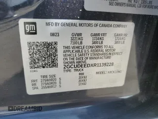 2024 Chevrolet Silverado 1500 RST with VIN 2GCUDEEDXR1139228, listed as a Copart auction lot 45661225 with 2,698 mi miles and Salvage Title. Bid and sale history available at carsss.com. Image 12.