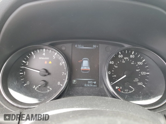 2017 Nissan Rogue SL with VIN 5N1AT2MV8HC885910, listed as a Copart auction lot 57983945 with 82,626 mi miles and Salvage title. Bid and sale history available at DreamBid. Image 9.
