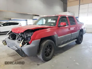 2002 Chevrolet Avalanche with VIN 3GNEK13T12G160860, listed as a Copart auction lot 76321274 with Not Provided miles and Salvage Title. Bid and sale history available at DreamBid. Image 1.